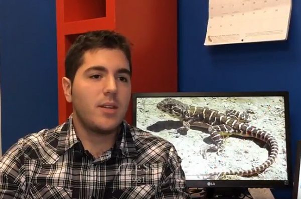 Alex Filazzola of York University's Faculty of Science explains his research on lizards and climate change