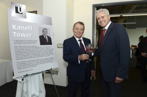 Image of donor Ignat Kaneff and York University President and Vice-Chancellor Mamdouh Shoukri