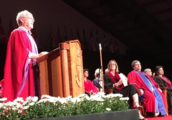 Tim Brodhead received an honorary doctor of laws degree at York University's spring 2018 convocation