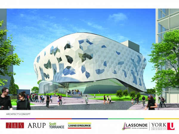 Architect's Concept image of new Engineering building