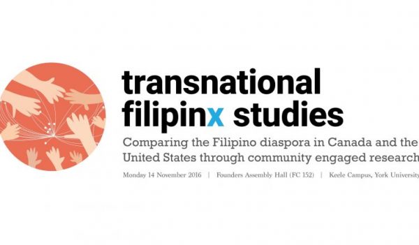 "Transnational Filipinx Studies: Comparing the Philippine Diaspora in Canada and in the United States”, will bring together academics, activists and community members