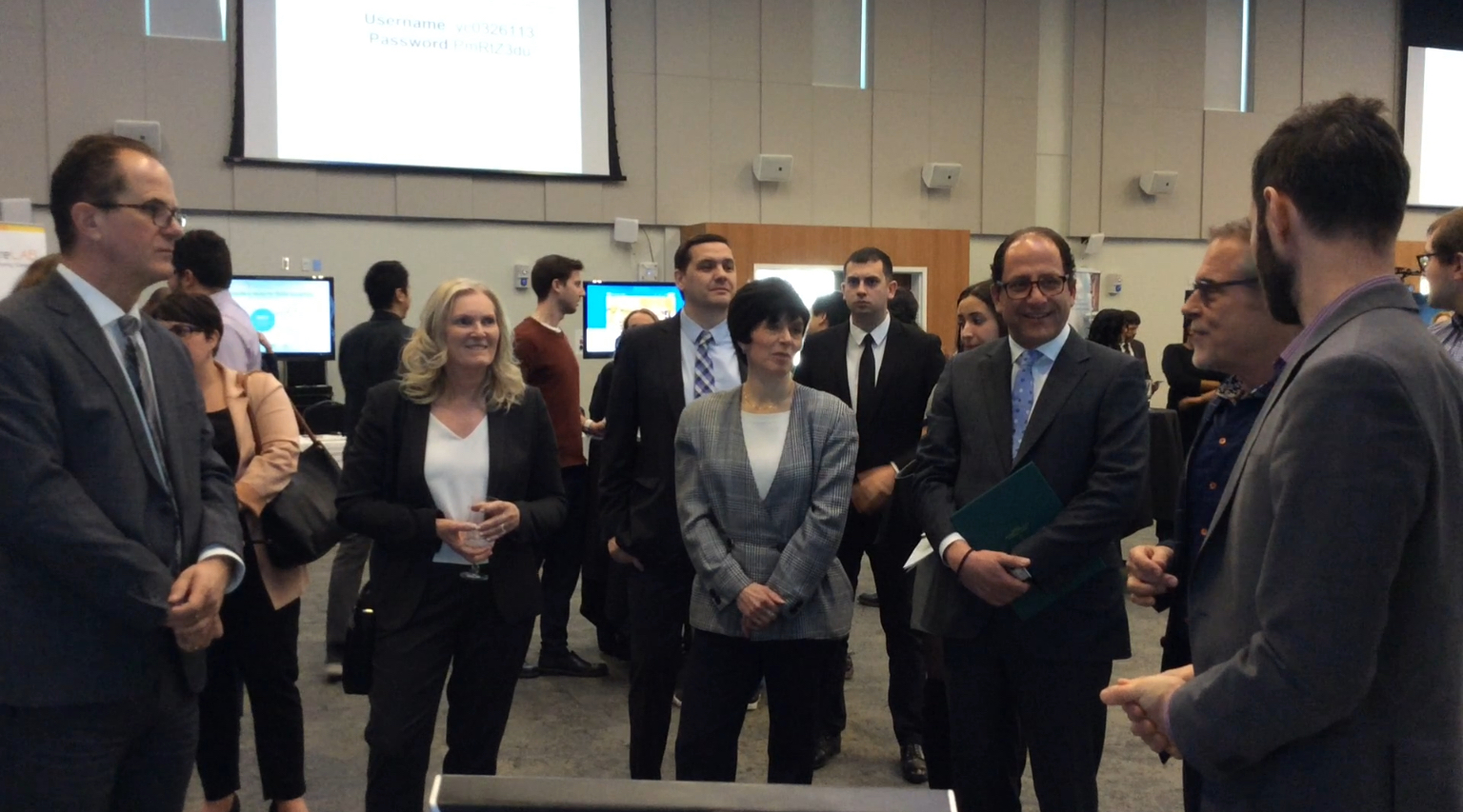 York U president, Willowdale MO and South Lake members at Health Ecosphere