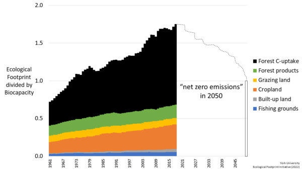 graph of net zero emission in 2050