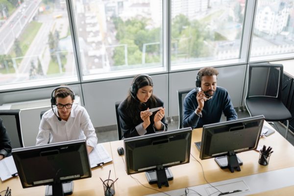 image of employees working in an office